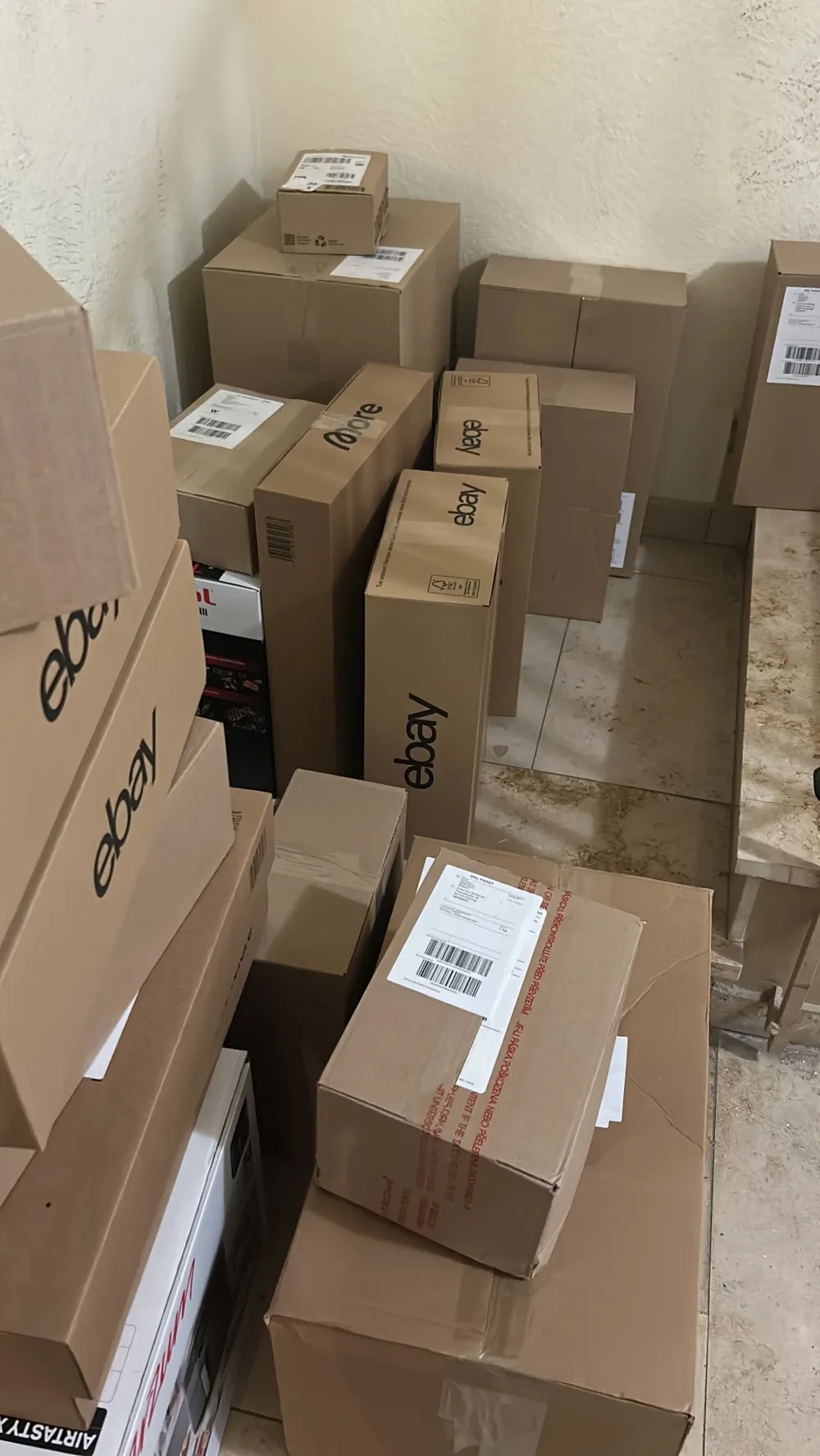Versandkartons für eBay-Bestellungen